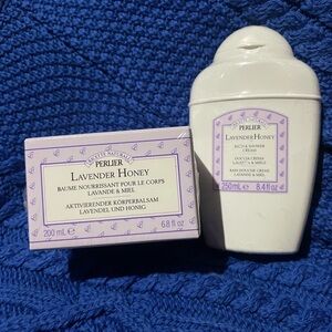 Perlier Lavender Nourishing Body Balm 6.8 floz Bath & Shower Cream 8.4 floz